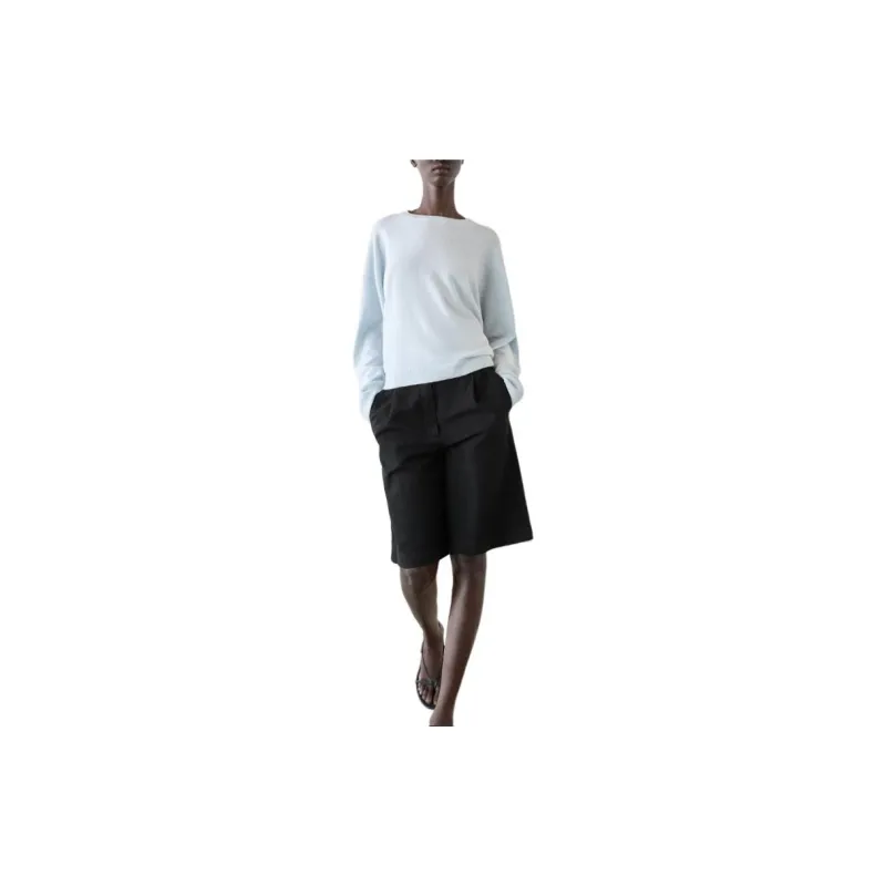 Massimo Dutti Cashmere Sweater Women's Sky Blue-3