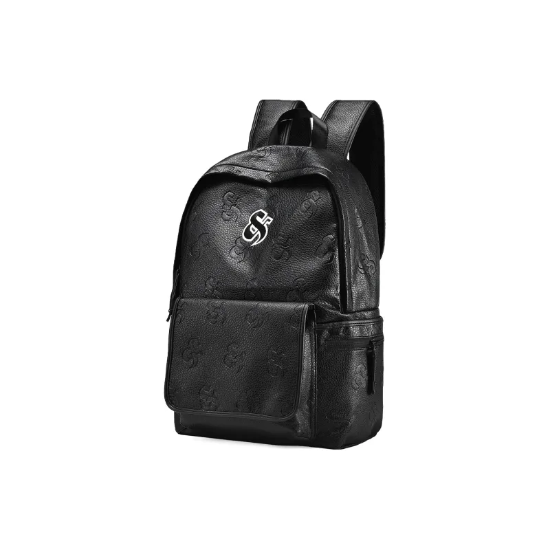 GLORY&CO PVC Backpack Travel Bag Laptop Bag Backpack Regular Men's Black-0