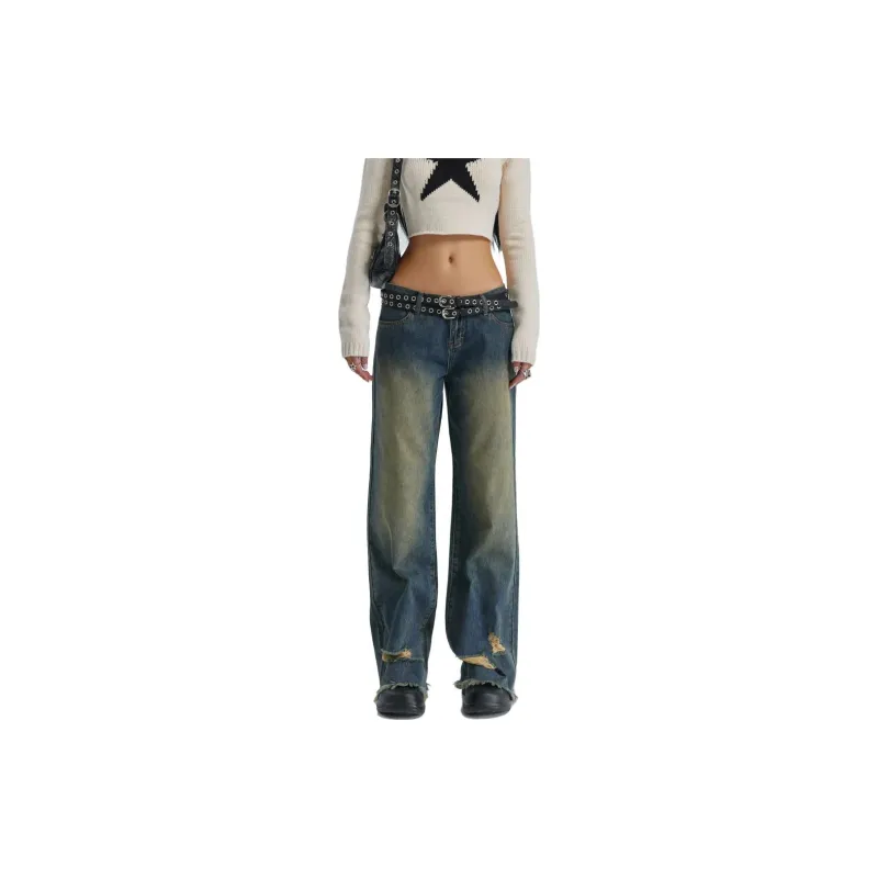 The Kript Jeans Women's Blue-1