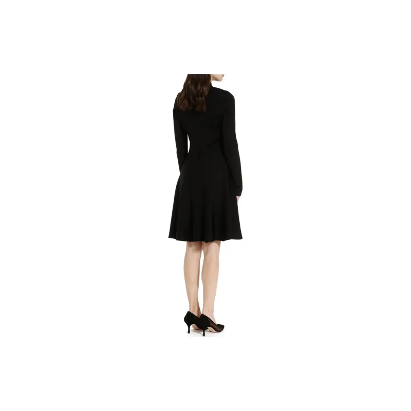 GIVENCHY Long Sleeved Dress Women's Black-3