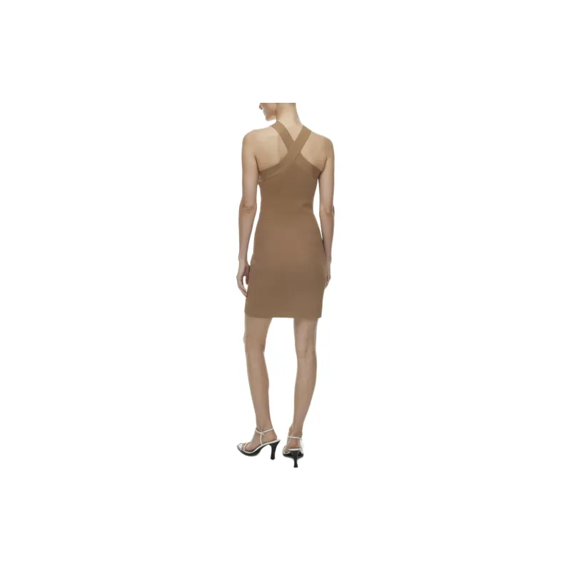 ARITZIA Babaton Sculpt Knit Criss Cross Dress Sleeveless Dress Women's Saville-2