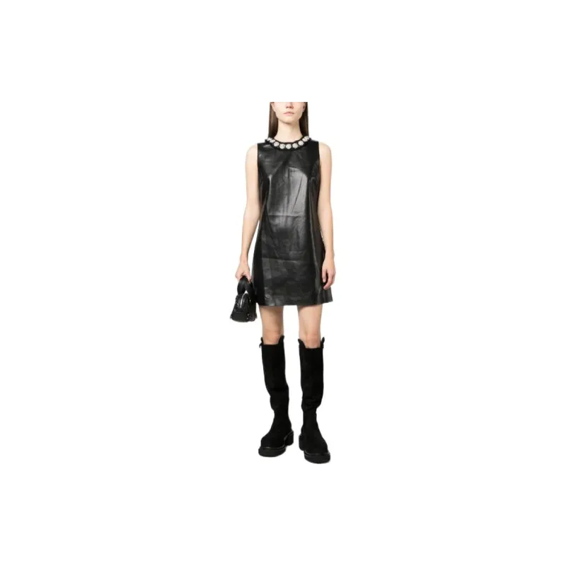 ALICE+OLIVIA Sleeveless Dresses Women's Black-1