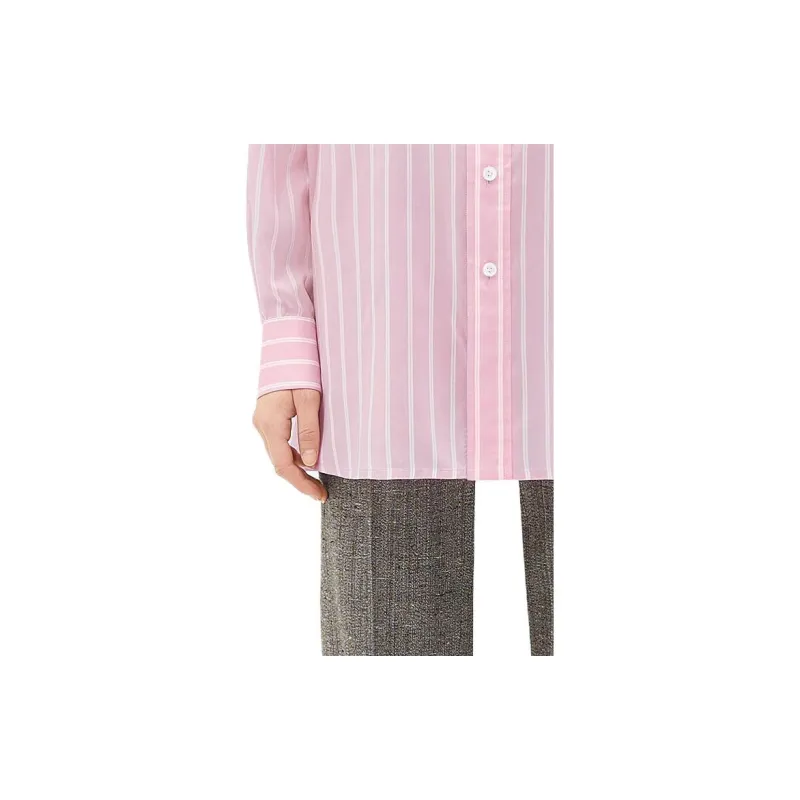 Bottega Veneta Striped Oversize Fit Shirt-3
