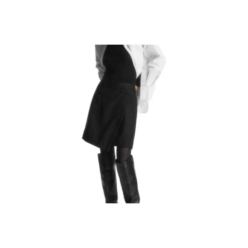 COS Casual Short Skirts Women's Black-1