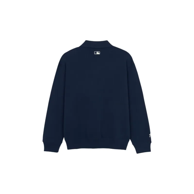 MLB New York Yankees Sweatshirt Unisex Navy Blue-1