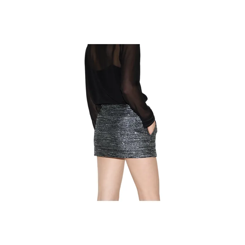 GUCCI Tweed Mini Skirt-4