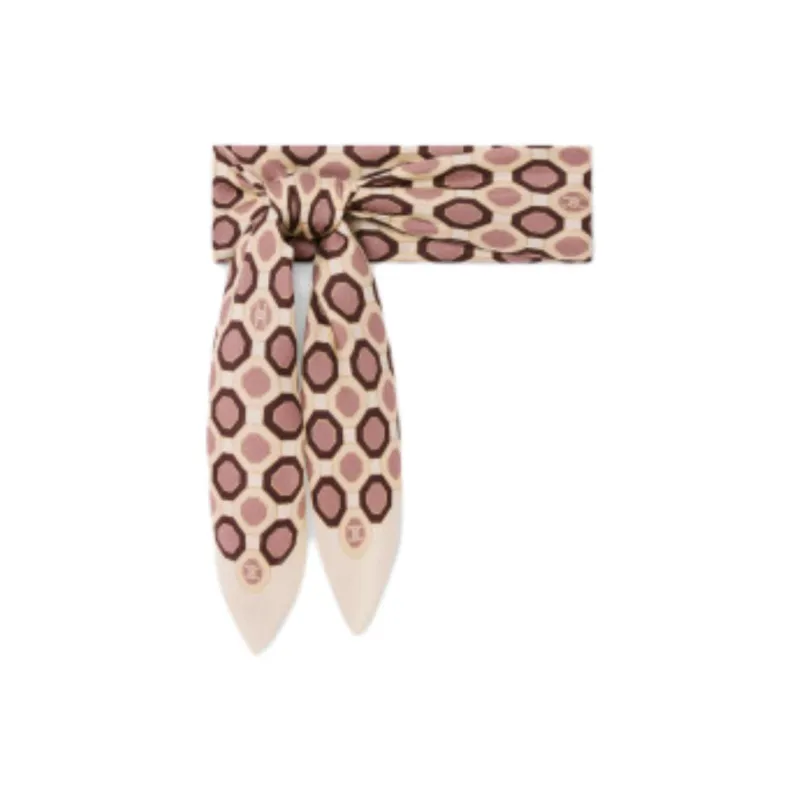 CELINE Octagon Bandana In Silk Twill-1