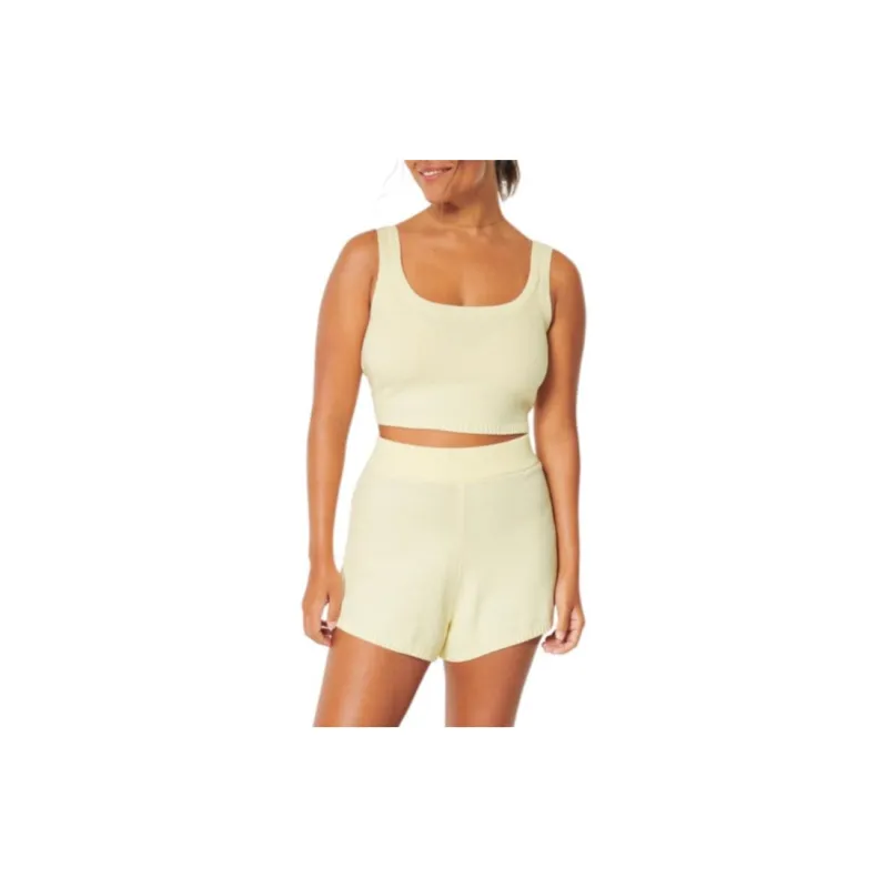 Hollister Casual Shorts Women's Light Yellow-2