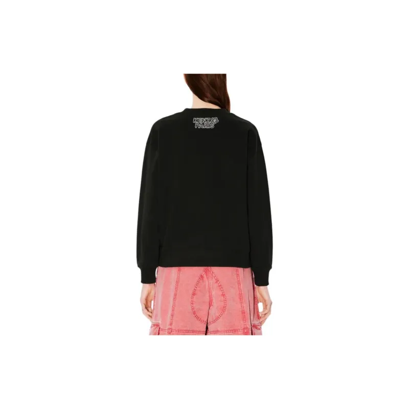 KENZO Floral Embellished Crewneck Sweatshirt-2