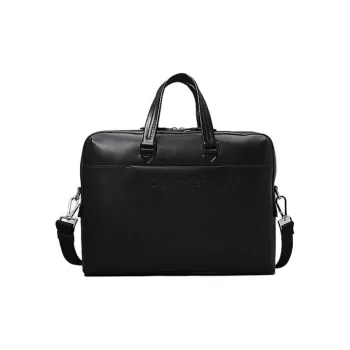 CALVIN KLEIN Recycled Polyester Crossbody One Shoulder Handbags Men's Black