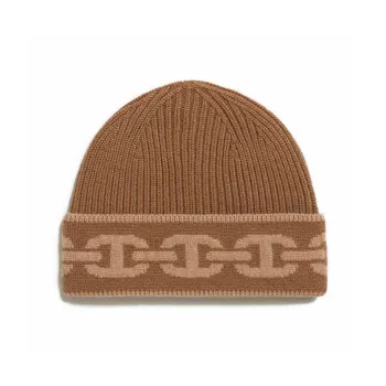 HERMES Cashmere Beanies Women's Chestnut