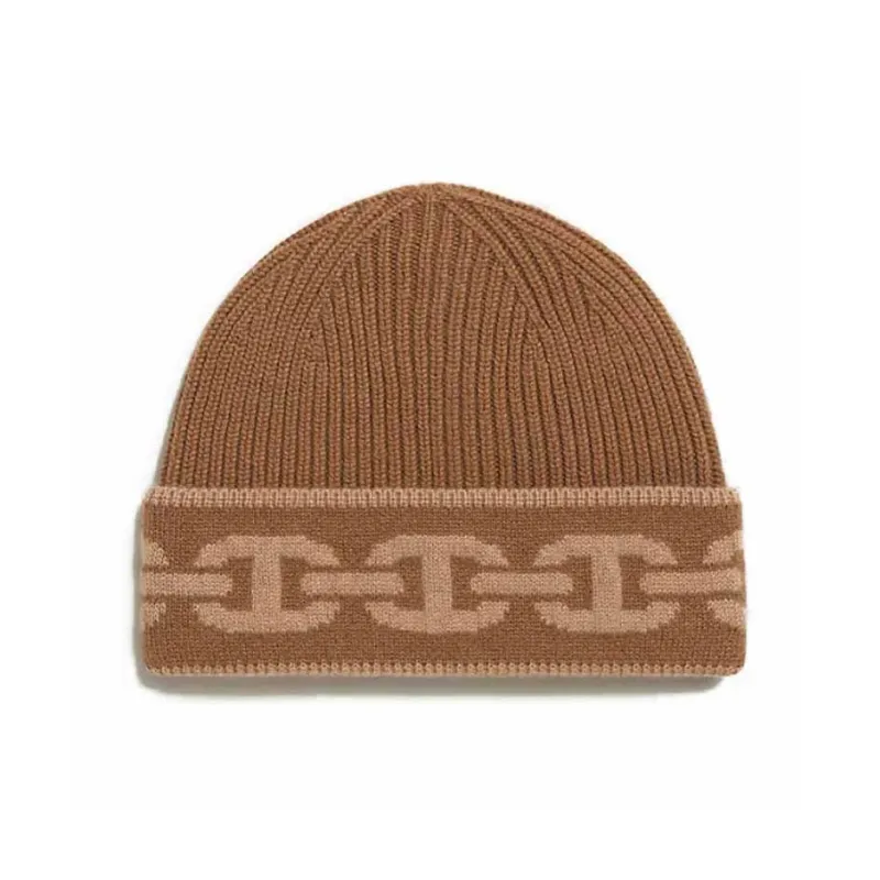HERMES Cashmere Beanies Women's Chestnut-0
