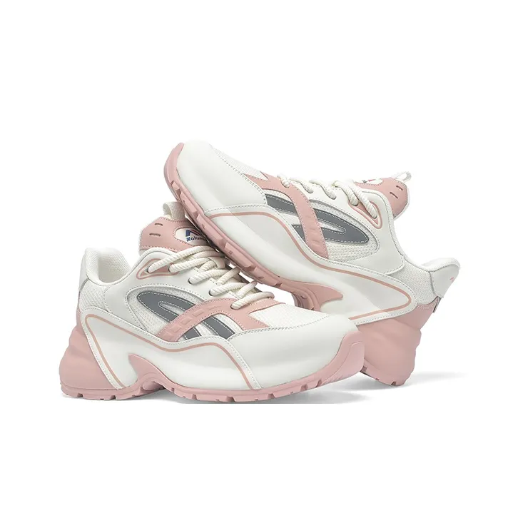 KOLUMB Abrasion Resistant Coverage Support Low Top Chunky Sneakers Women's-3