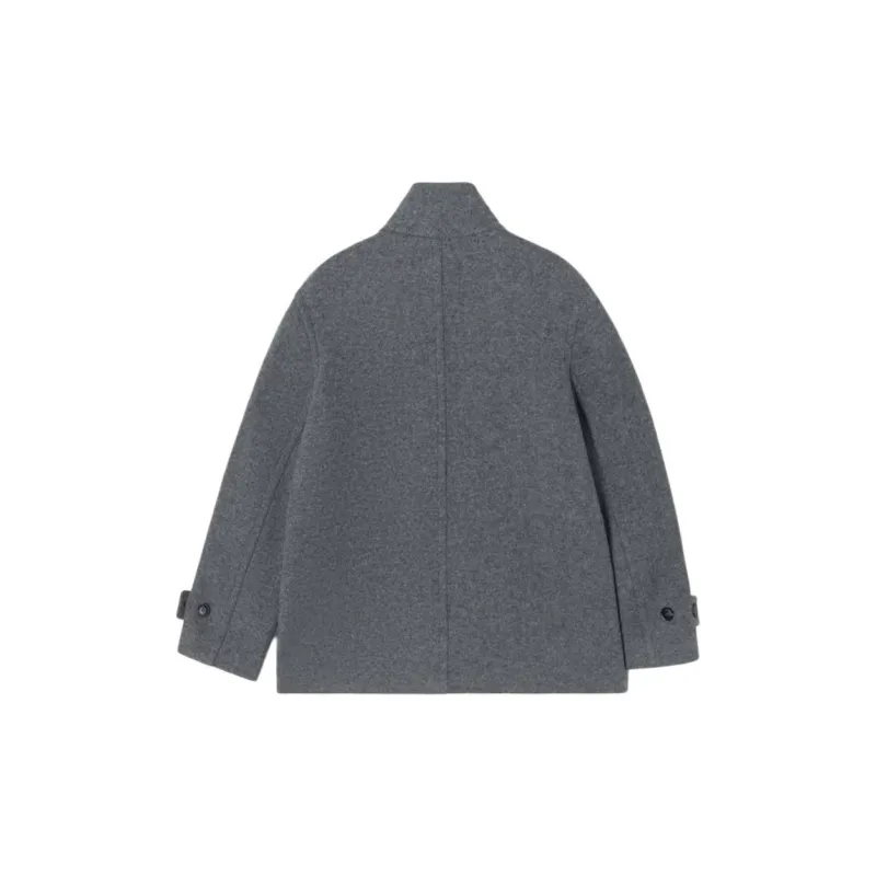 LACOSTE Velvet feel Coat Women's Gray-1