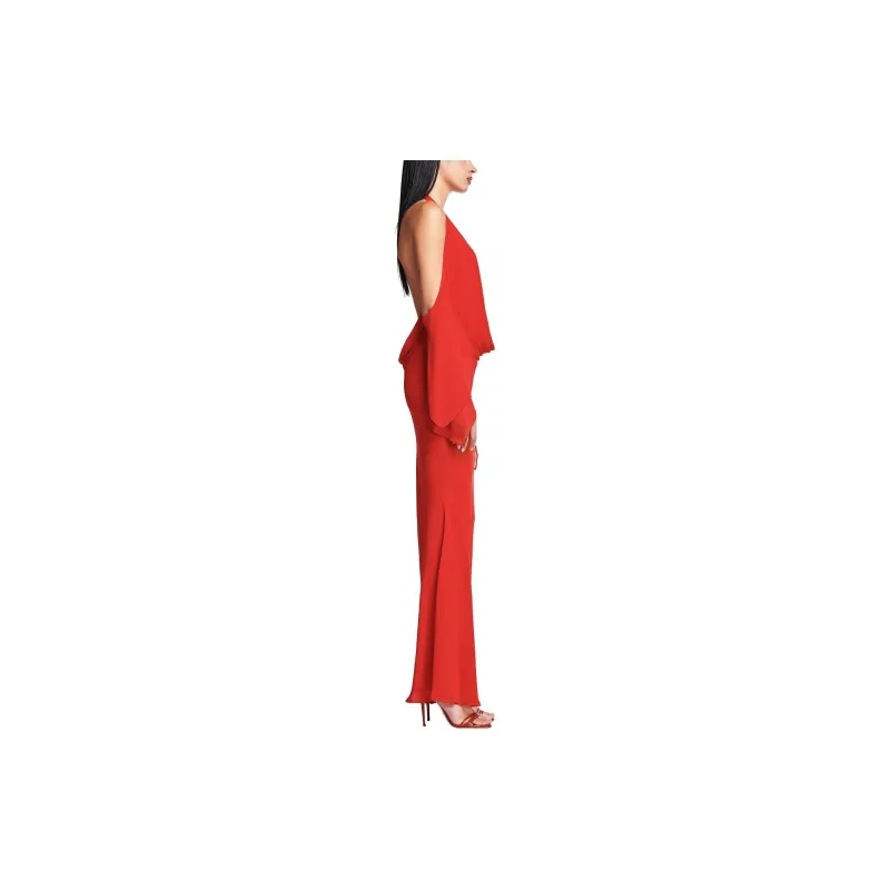 I.AM.GIA SS24 ROSANNA MAXI DRESS Long-Sleeved Dresses Women's Red/Red-1