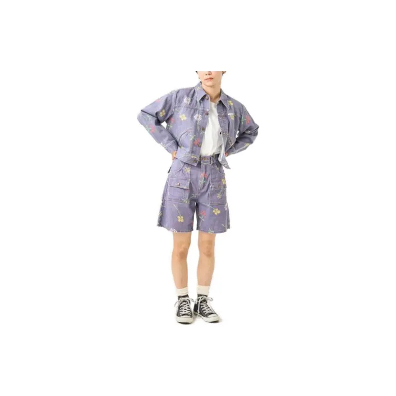 FREAK'S STORE Denim Shorts Women's Purple-1