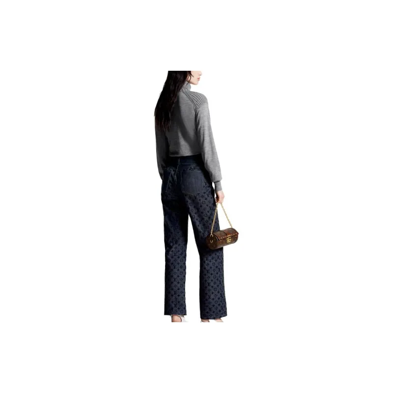 LOUIS VUITTON Sweater Women's Gray-3