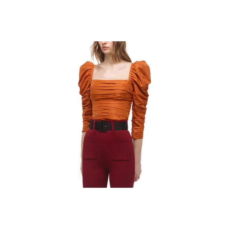 Self portrait Shirts Women's Honey-4