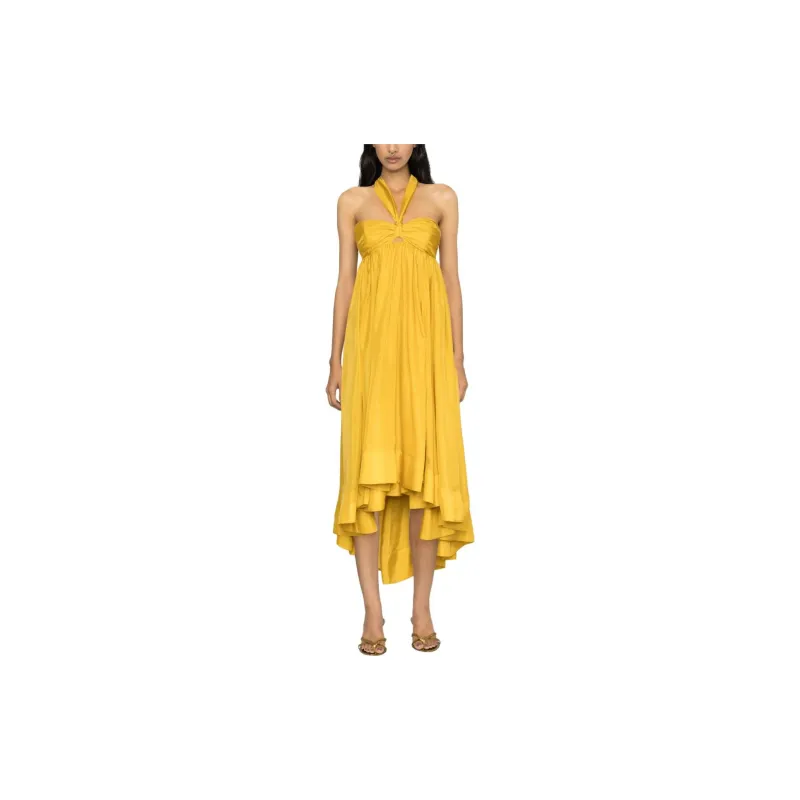 Zimmermann Devi Halterneck Asymmetric Dress-1