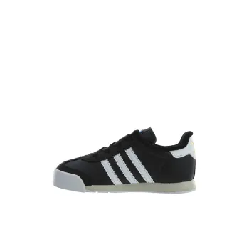 Adidas Originals Samoa Cushioning Wear Resistant Low Top Kids' Skateboarding Shoes Black Kids'