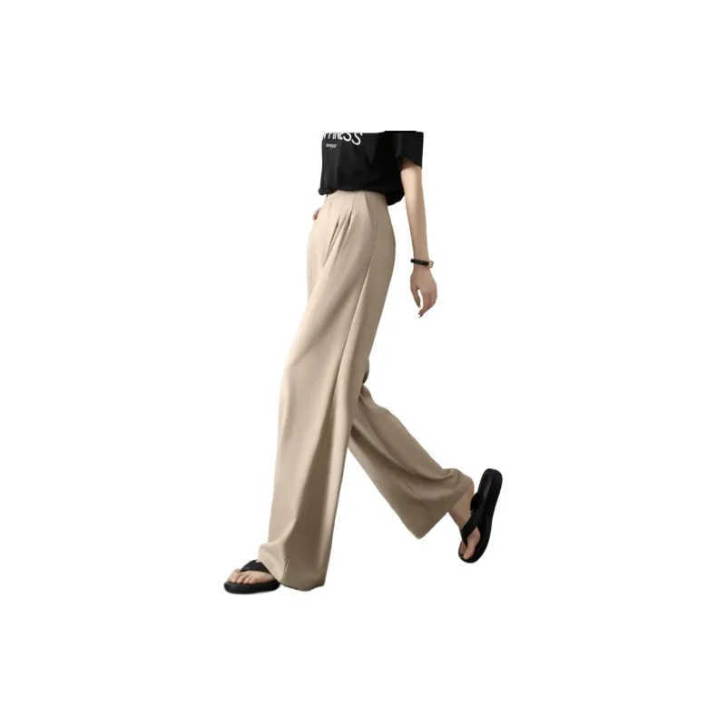Mo Han Yi Mei SS24 Casual Pants Women's Pine Forest Green-2