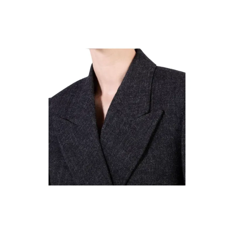 PRADA Double breasted Wool Coat-5