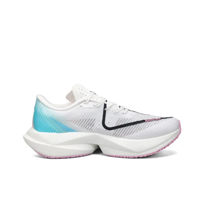 PEAK UP 30 3.0 Low Top Casual Running Shoes Men's White Purple Blue-3
