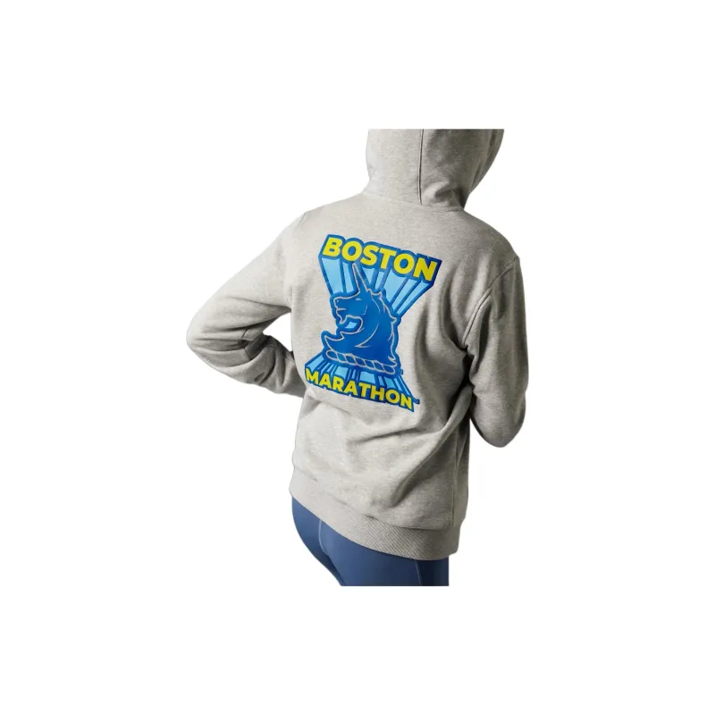 Adidas Free Shipping With AdiClub Boston Marathon® 2024 Graphic Hoodie-3