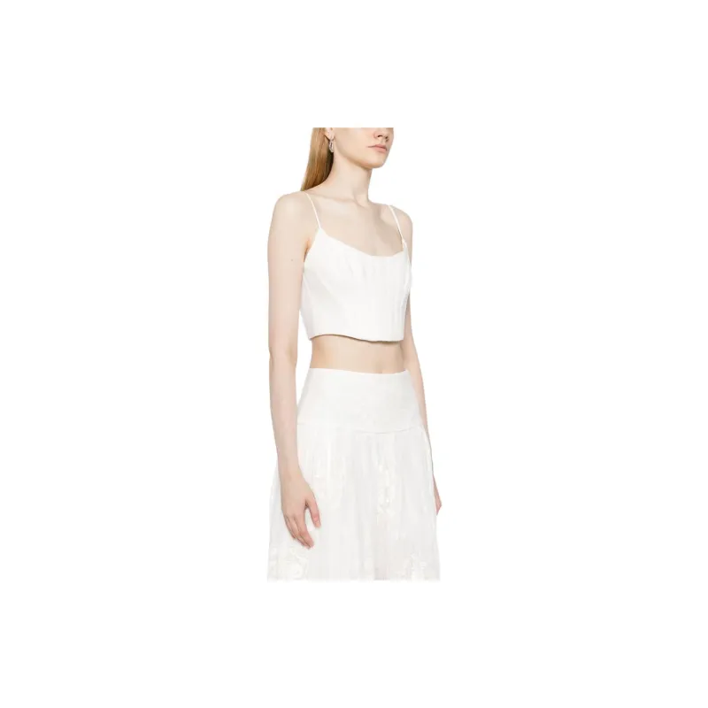 Zimmermann Alight Linen Corset Top-3