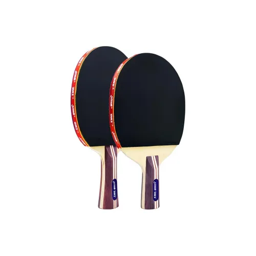 DHS DHS Ping Pong Paddles Unisex Pure Wood Red Unisex All Wood Black Red