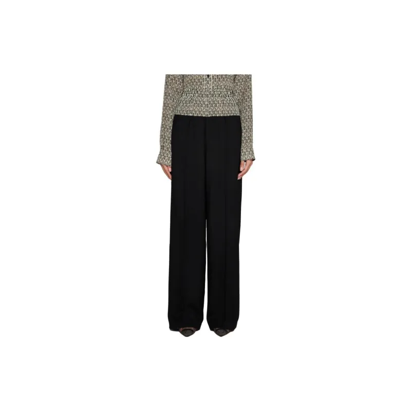 FENDI Ff Jacquard Straight Leg Trousers-2