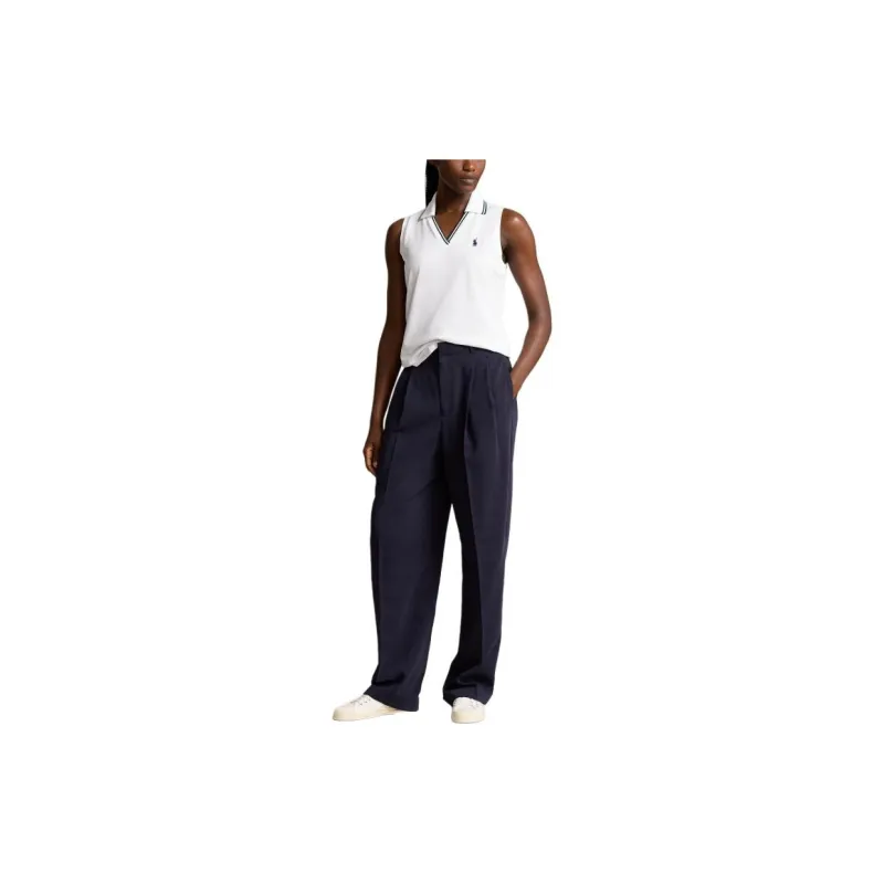 Polo Ralph Lauren Wimbledon Tennis Open Collection SS24 Polo Shirt Women's Porcelain White-1