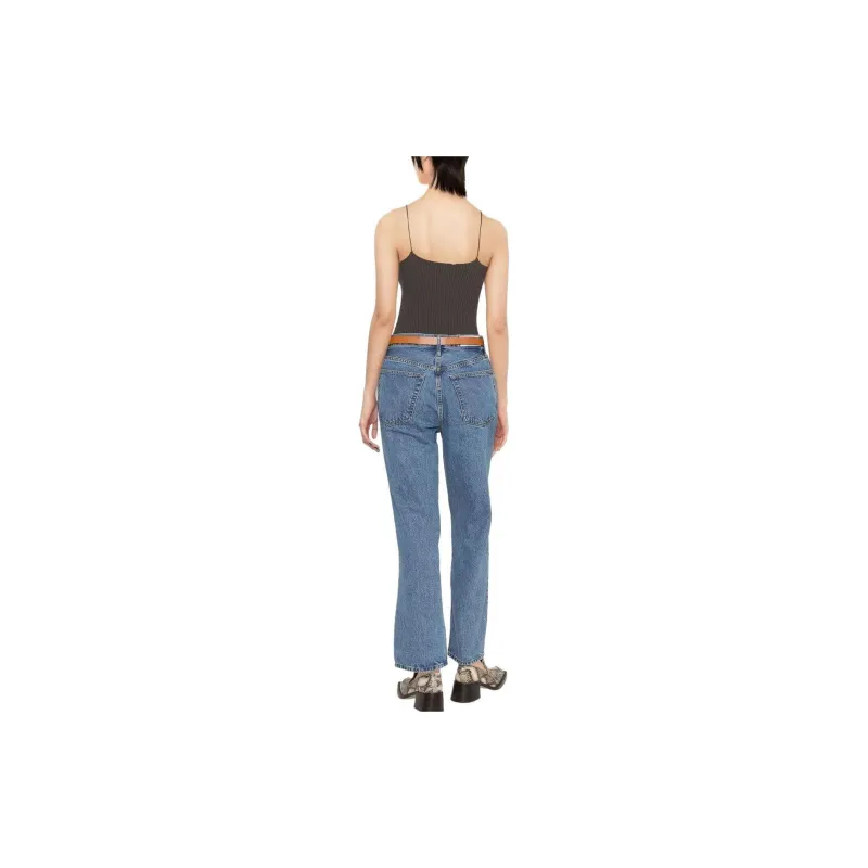 RE/DONE High waisted Straight leg Jeans-2