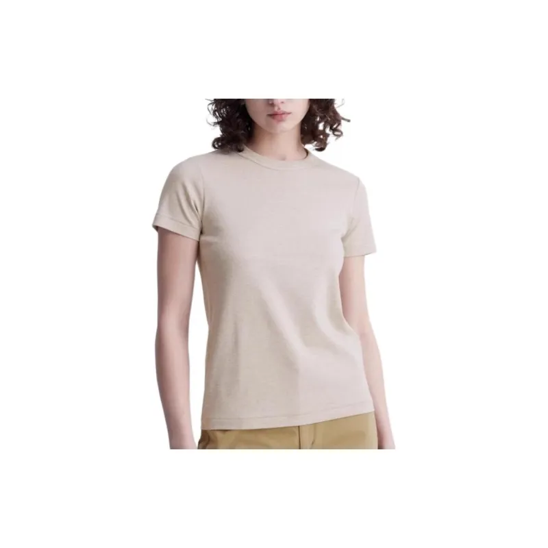 UNIQLO Regular T Shirt Women's Beige-1