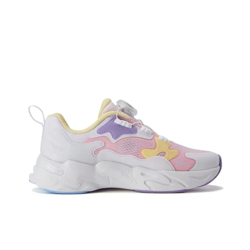 FILA KIDS Breathable Lightweight Low-Top Kids' Running Shoes Plain Mist Pink Teenagers-1