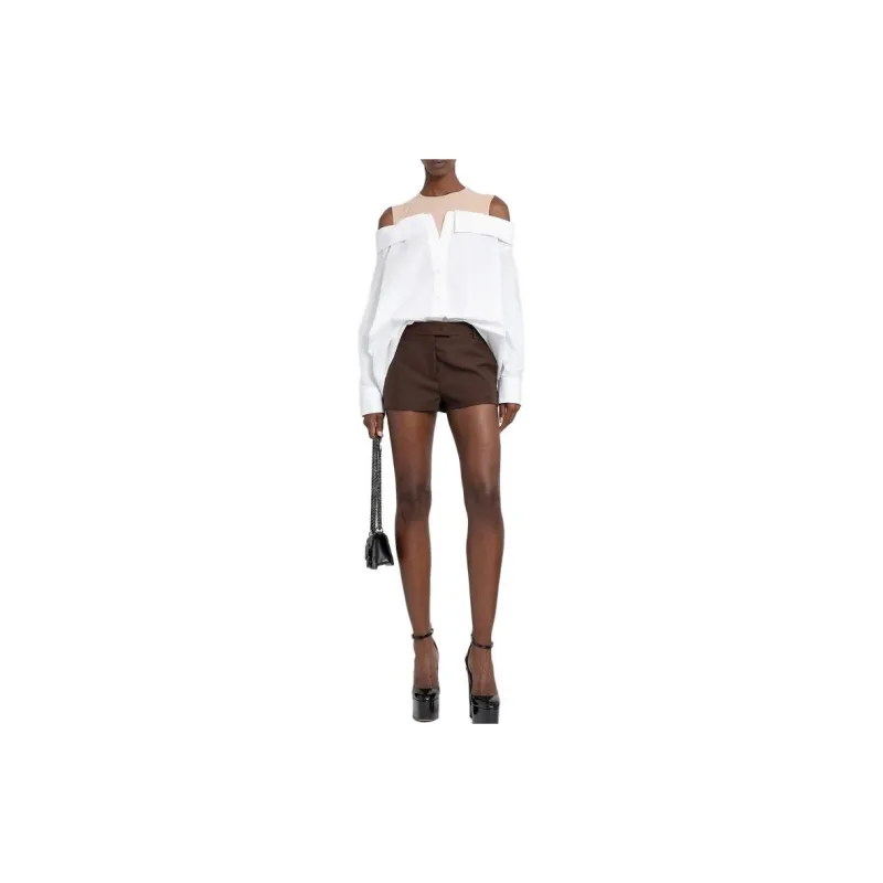 Valentino SS23 Casual Shorts Women's Brown-1