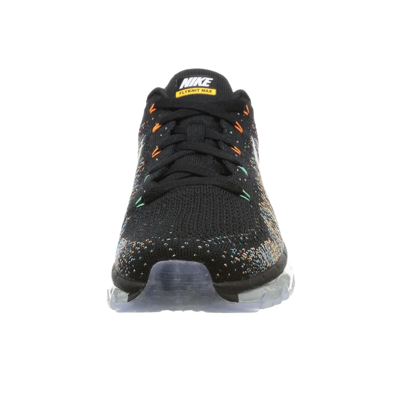 Nike Air Max Flyknit Cushioning Wear-Resistant Low-Top Running Shoes Unisex Black White-3