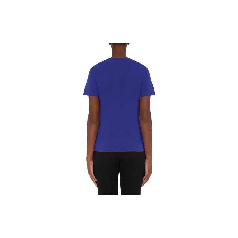 MOSCHINO T Shirts Women's Blue Purple-2