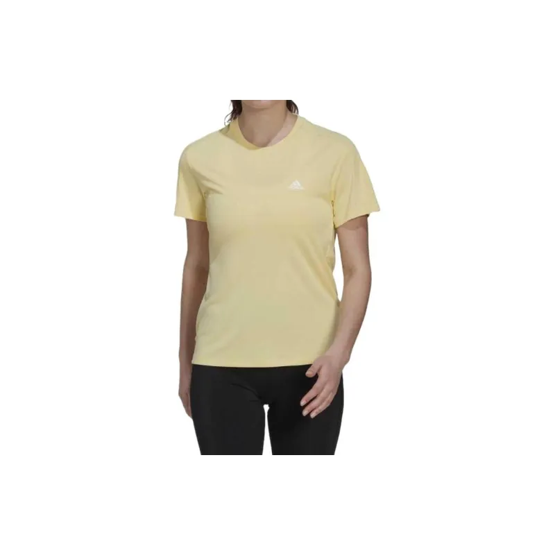 Adidas Regular T Shirt Women's Yellow-4