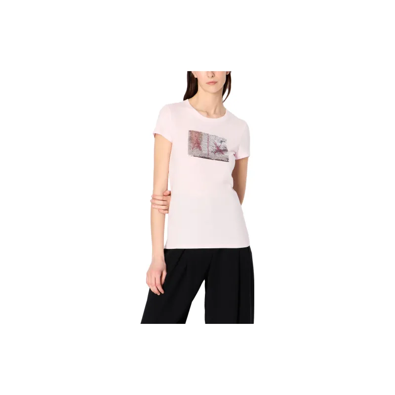 EMPORIO ARMANI T-Shirts Women's Pink-1