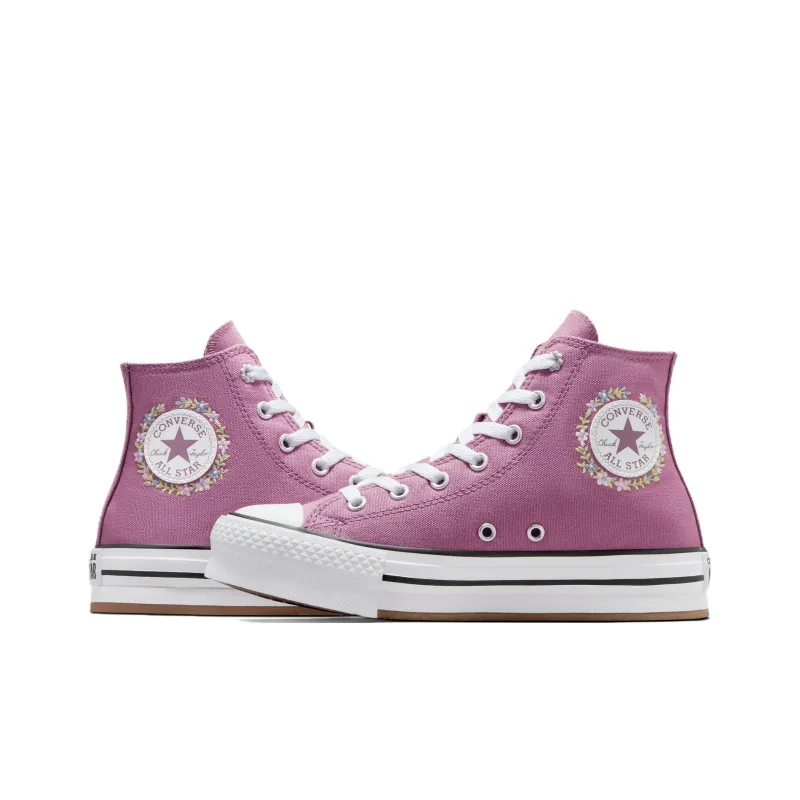 Converse Chuck Taylor All Star Abrasion Resistant High Top Kids Canvas Shoes Pink Teenagers-3