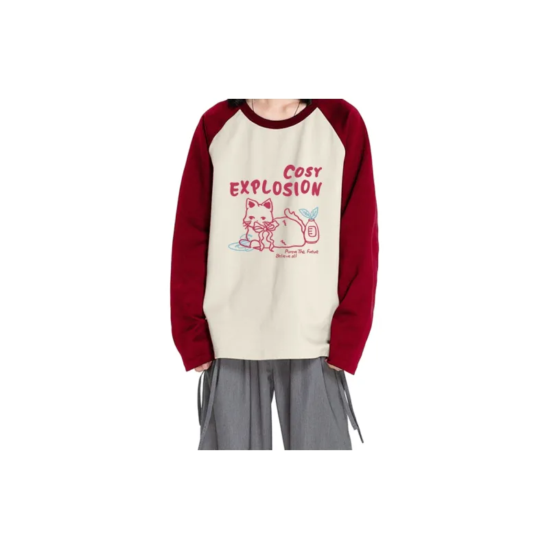 MJ STYLE Raglan Sleeve T Shirt Unisex-5