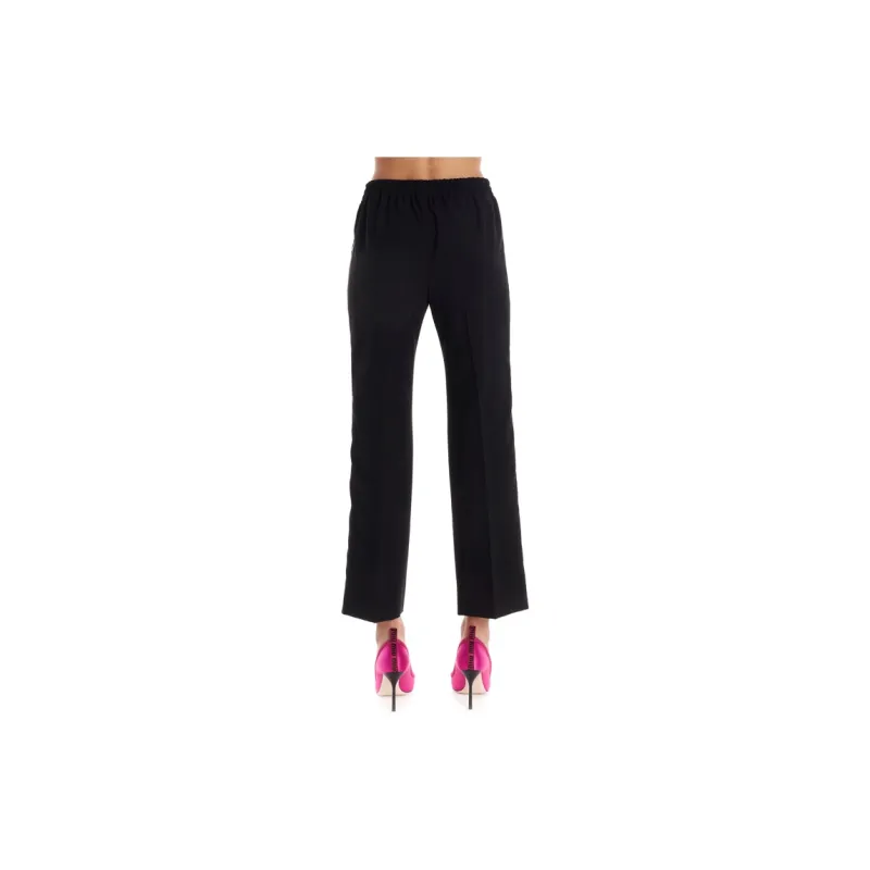 MIU MIU Knitted Sweatpants Women's Black-2