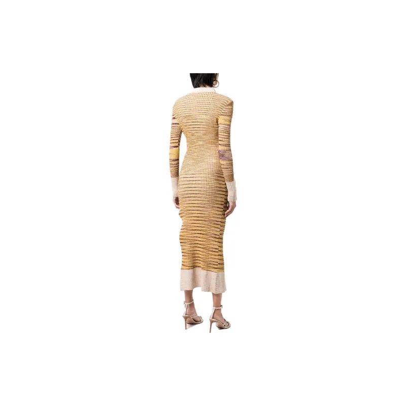 Jacquemus Zucca Striped Knit Dress-2