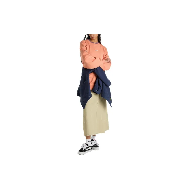 Vans Flying V Sweatshirt Women's Orange-5