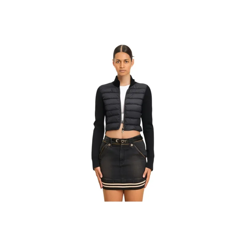 Moncler Women's Quilted Puffer Jacket Black-3
