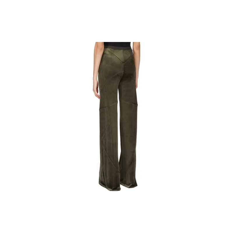 RICK OWENS/RO FW23 Luxor Farrah Pants In Forest Casual Pants Women's Green-2