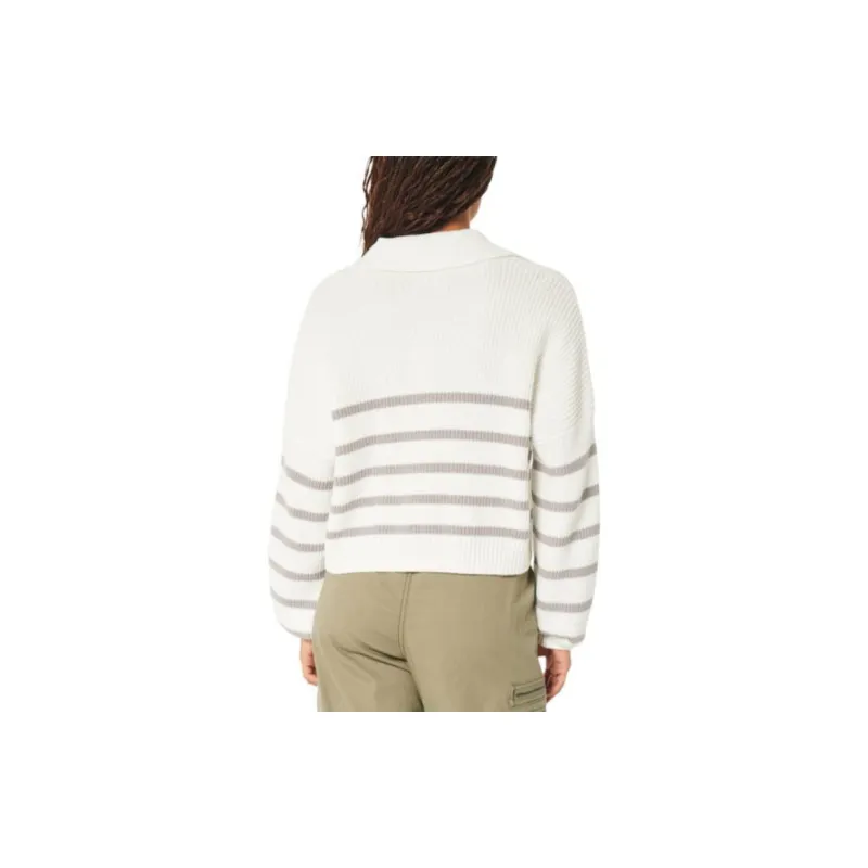 Hollister Knitwear Women's Cream Stripes-3