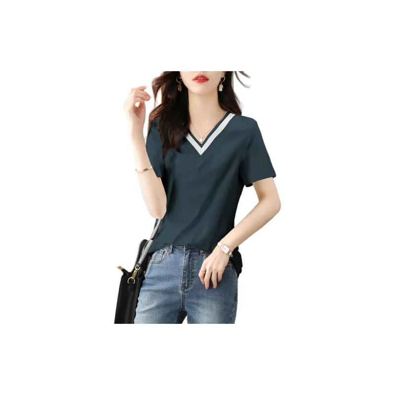 XWI T Shirts Women's Indigo-2