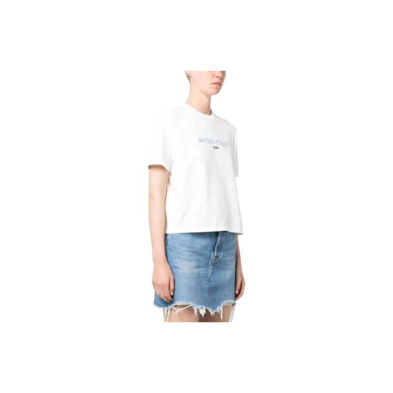 Maison Kitsune T Shirts Women's White-3